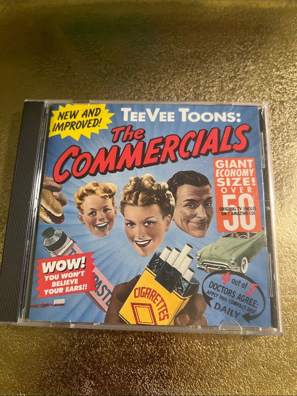 TeeVee Toons: The Commercials CD - Blue Cover
